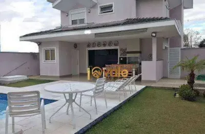 Casa com 3 dormitórios à venda - condomínio sunset garden - jacareí/sp