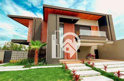 Casa exclusiva com 4 suítes à venda, 350 m² condomínio jardim do golfe iii - sjcampos/sp - ca1876