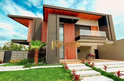 Casa exclusiva com 4 suítes à venda, 350 m² condomínio jardim do golfe iii - sjcampos/sp - ca1876