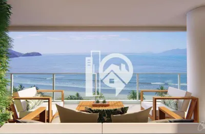 Apartamento de luxo frente para o mar, com 4 suítes à venda, 315 m² - indaiá litoral norte sp - caraguatatuba