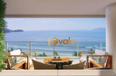 Apartamento de luxo frente para o mar, com 4 suítes à venda, 315 m² - indaiá litoral norte sp - caraguatatuba