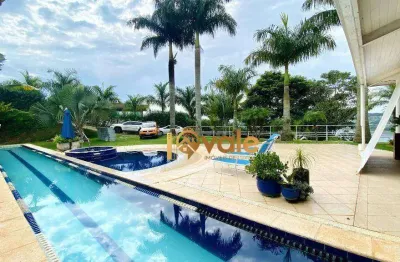 Chácara com 1 dormitório à venda, 3500 m² por r$ 5.500.000,00 - paraíso de igaratá - igaratá/sp