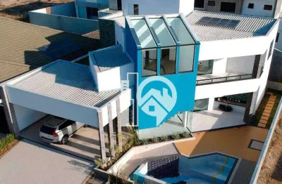 Casa com 3 dormitórios à venda, 320 m²- condomínio loteamento reserva da barra - são josé dos campos/sp