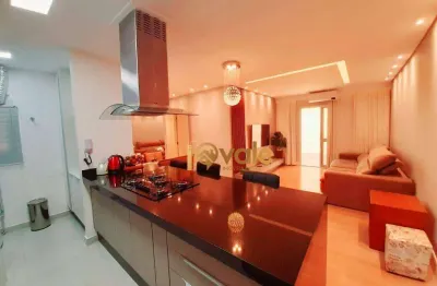 Apartamento com 3 dormitórios à venda, 83 m² - rio abaixo - jacareí/sp