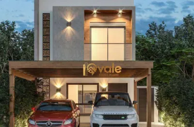 Casa com 3 dormitórios à venda, 134 m² lançamento bosque urbanova - sjcampos/sp