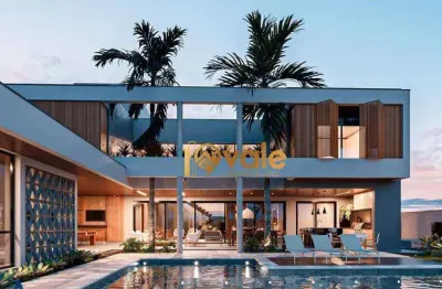 Casa de luxo com 5 suítes à venda, 630 m² condomínio serimbura - sjcampos/sp