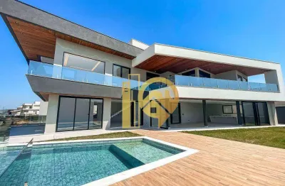 Casa em construção com projeto contemporâneo à venda, reserva do paratehy - são josé dos campos/sp
