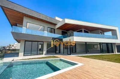 Casa em construção com projeto contemporâneo à venda, reserva do paratehy - são josé dos campos/sp