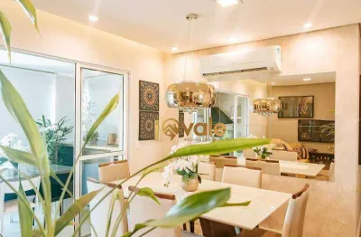 Apartamento mobiliado 3 dormitórios locação 99m² terraços jardim colinas sjcampos sp