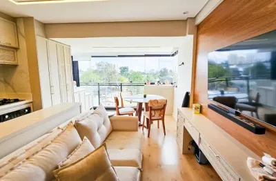 Apartamento à venda em alphaville com 2 suítes  -porteira fechada