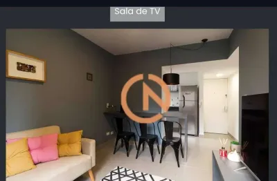 Apartamento mobiliado de uma quarto no coração do itaim bibi