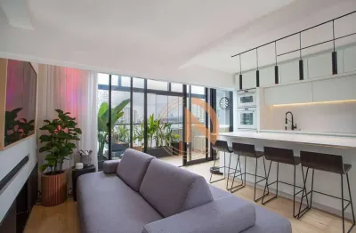 Apartamento mobiliado com acabamentos de alto padrão no campo belo (ao lado do metrô)