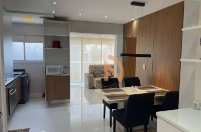 Apartamento para locação com 54 m², 1 quarto, sendo suíte, 2 banheiros e 1 vaga de garagem