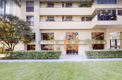 Apartamento de 236m², amplo e iluminado, com 3 suítes, 6 banheiros, 2 salas e 4 vagas
