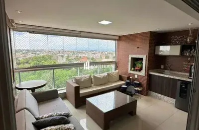 Apartamento mobiliado no edificio belle vie. planta de 134m²