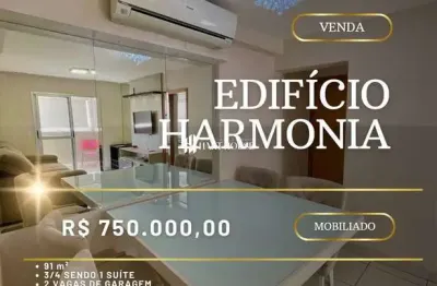 Vende-se apartamento no edifício harmonia - 100 % mobiliado;