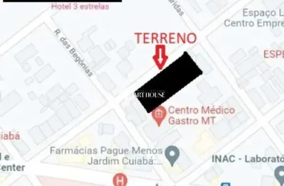 Terreno comercial de 1.260m2 no bairro jardim cuiabá
