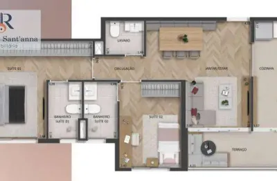 Apartamento com 2 quartos à venda na Rua Pedro de Toledo, Centro, Indaiatuba
