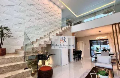 Sobrado com 3 dormitórios à venda, 235 m² por r$ 2.300.000,00 - jardim residencial alto de itaici - indaiatuba/sp