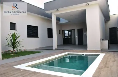 Casa com 3 suítes condomínio residencial dona lucilla - indaiatuba/sp