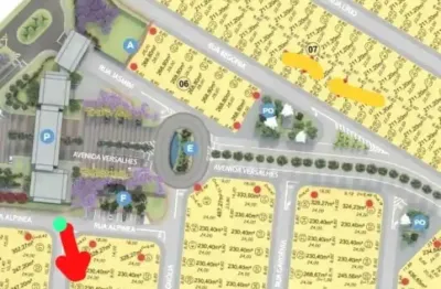 Terreno em condomínio fechado à venda na rua 6, pólo empresarial goiás, aparecida de goiânia, 230 m2 por r$ 290.000