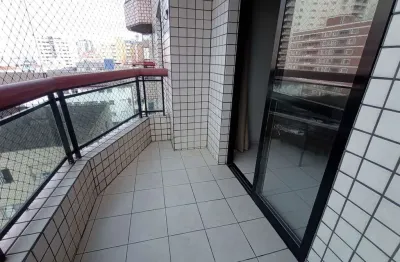 Apartamento de 01 dormitório de sacada com vista mar definitiva no bairro tupi em praia grande