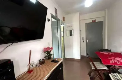 Apartamento à venda na aviação: 1 quarto, 1 banheiro, 1 vaga de garagem, 39,00 m² - praia grande-sp