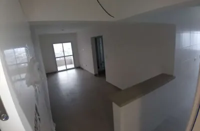 Apartamento à venda em praia grande-sp, bairro aviação. 2 quartos, 1 suite, 1 sala, 1 banheiro, 1 vaga na garagem. área de 63m².