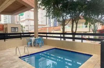 Apartamento de 2 dormitórios com 2 sacadas à venda no bairro caiçara em  praia grande-sp