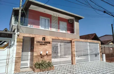 Aluguel de casa de condomínio em ocian, praia grande-sp: 2 quartos, 1 sala, 1 banheiro, 1 vaga de garagem, 66,00m².