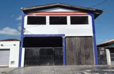 Excelente galpão comercial para locação em praia grande-sp, bairro sítio do campo, com 2 banheiros e 380m² de área!
