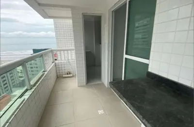 Apartamento 2 dormitórios 1 suíte vista mar permanente aviação - praia grande - sp