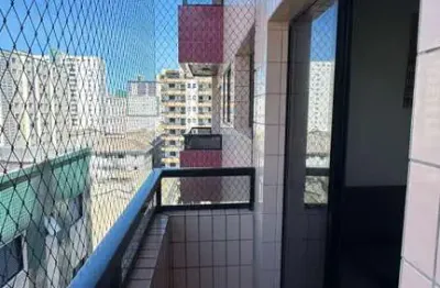 Apartamento mobiliado na guilhermina, praia grande-sp: 1 quarto, 1 sala, 1 vaga de garagem, 55m² de área. venha conferir!