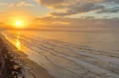 Apartamento de luxo vista mar para locação no bairro caiçara, praia grande-sp: 3 quartos, 3 suítes, 1 sala, 1 banheiro, 1 vaga, 130m².