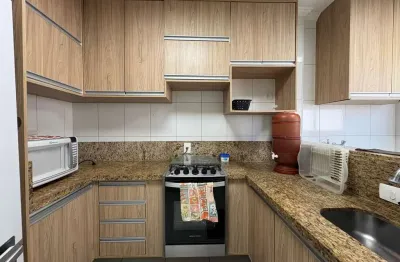 Apartamento  mobiliado de 2 dormitórios à venda no bairro tupi em praia grande