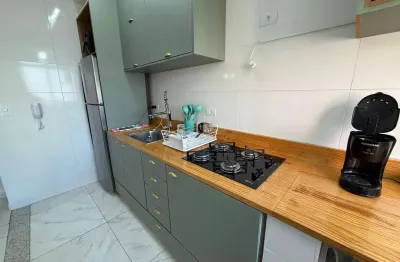 Lindo apartamento decorado vista mar a venda  no bairro caiçara em praia grande