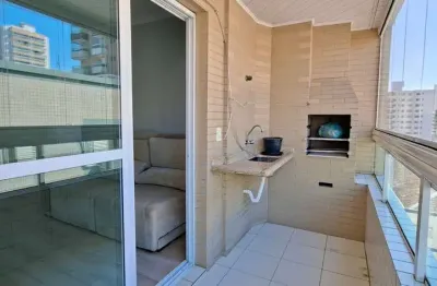 Apartamento 2 dormitórios para a locação no bairro guilhermina em praia grande