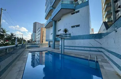 Apartamento de 3 dormitórios frente ao mar com 2 vagas na praia grande