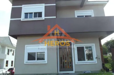 Casa em condomínio fechado com 3 quartos à venda na rua ivo walter kern, 599, aberta dos morros, porto alegre por r$ 950.000