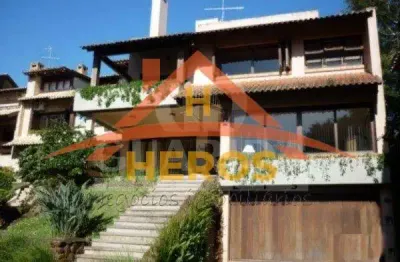 Casa em condomínio fechado com 4 quartos à venda na rua carlos júlio becker, 295, tristeza, porto alegre por r$ 3.000.000