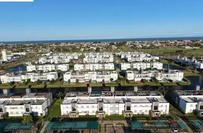 Apartamento giardino mobiliado à beira do lago no condomínio rossi