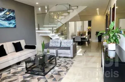 Casa em condomínio fechado com 3 quartos à venda na avenida santana, 1990, jardim amanda i, hortolândia, 248 m2 por r$ 1.450.000