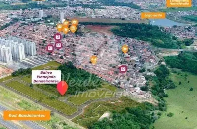 Terreno à venda no jardim bandeirantes, hortolândia  por r$ 213.000