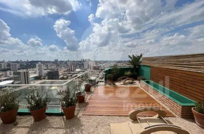 Cobertura com 3 quartos para alugar na rua dona maria umbelina couto, 388, taquaral, campinas, 230 m2 por r$ 9.900
