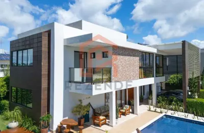 Casa em condomínio para venda em cabedelo, amazônia park, 5 dormitórios, 5 suítes, 7 banheiros, 4 vagas