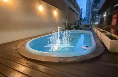 Apartamento com 4 suítes + piscina  200 m do mar , meia praia, itapema - sc