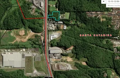 Vendo terreno de 13.122m2, oportunidade de negócio, 50% abaixo do valor de mercado na marginal  br 101 em joinville-sc.