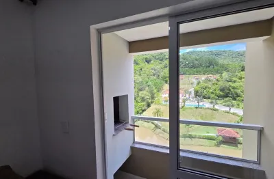 Alugo ap 2 quartos, 54m², mobiliado, a 900 metros da unisul,  pedra branca, palhoça - sc