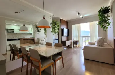 Alugo ap 2 quartos, 1 suíte, mobiliado, 60m², ao lado do shopping viacatarina, pagani, palhoça - sc