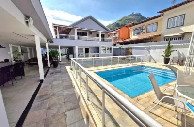 Casa em condomínio para venda em rio de janeiro, anil, 4 dormitórios, 1 suíte, 4 banheiros, 3 vagas